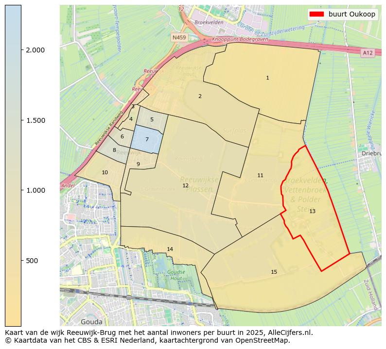 Afbeelding van de buurt Oukoop op de kaart.