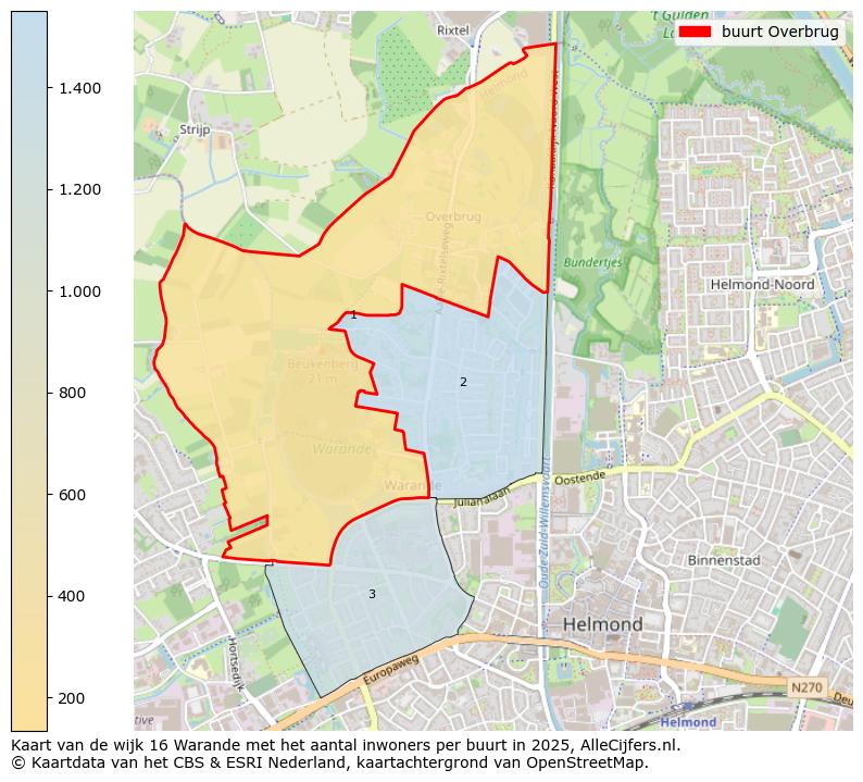 Afbeelding van de buurt Overbrug op de kaart.