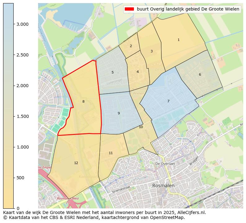 Afbeelding van de buurt Overig landelijk gebied De Groote Wielen op de kaart.