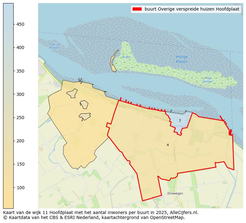 Afbeelding van de buurt Overige verspreide huizen Hoofdplaat op de kaart.