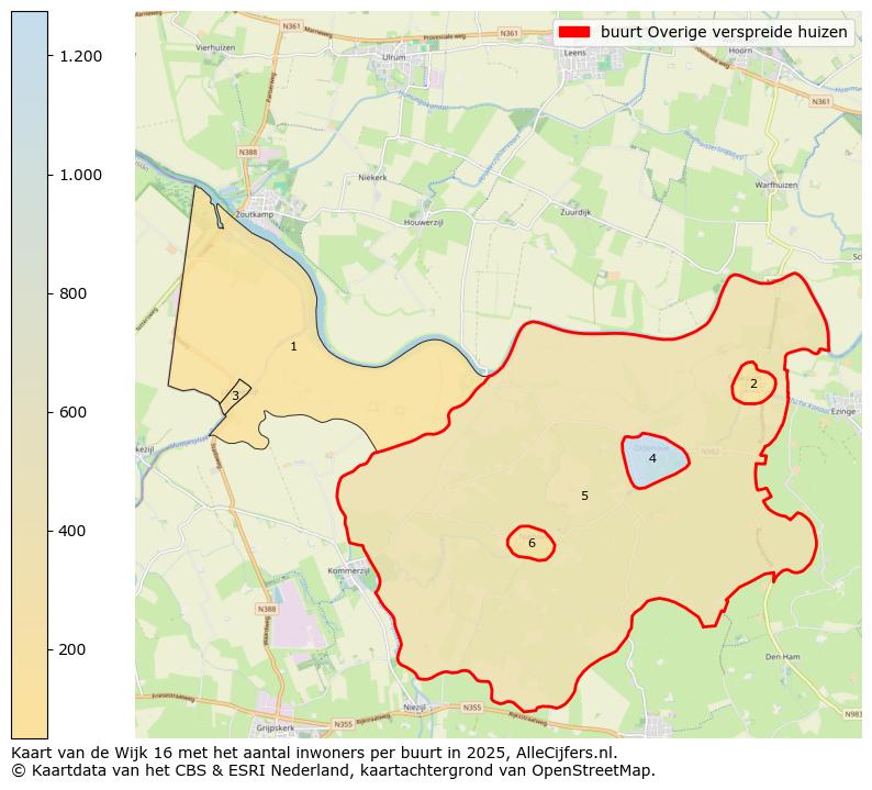 Afbeelding van de buurt Overige verspreide huizen op de kaart.