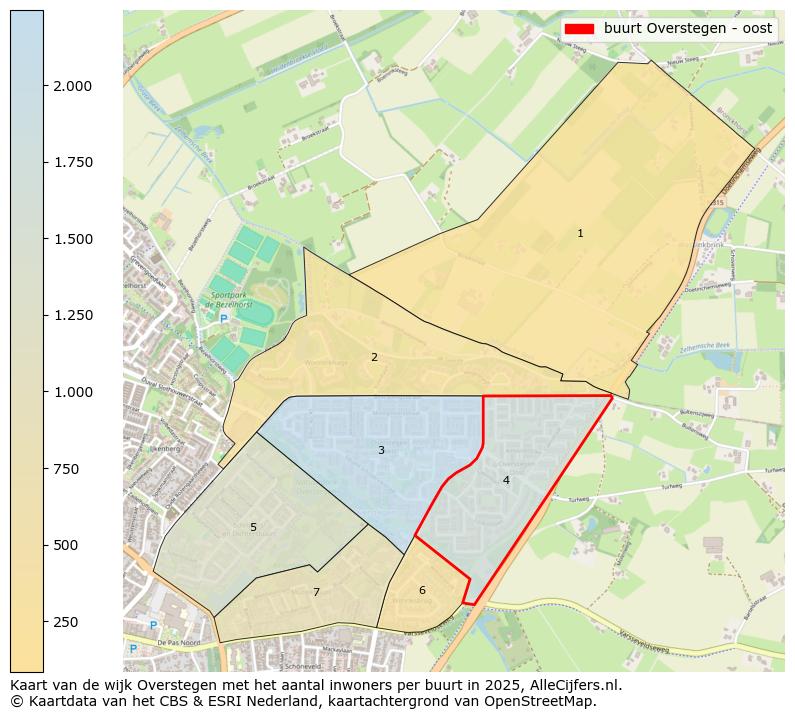 Afbeelding van de buurt Overstegen - oost op de kaart.