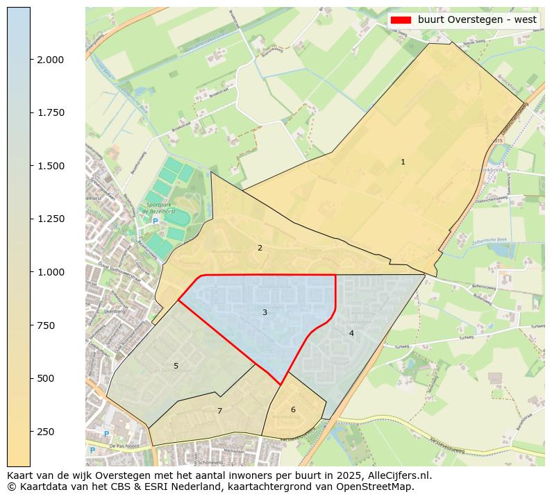 Afbeelding van de buurt Overstegen - west op de kaart.