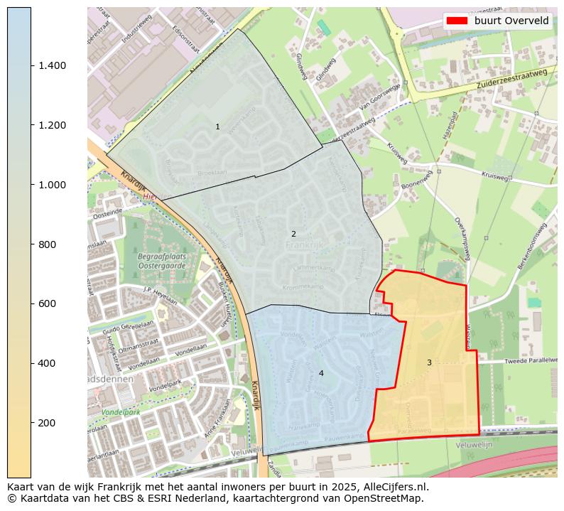 Afbeelding van de buurt Overveld op de kaart.