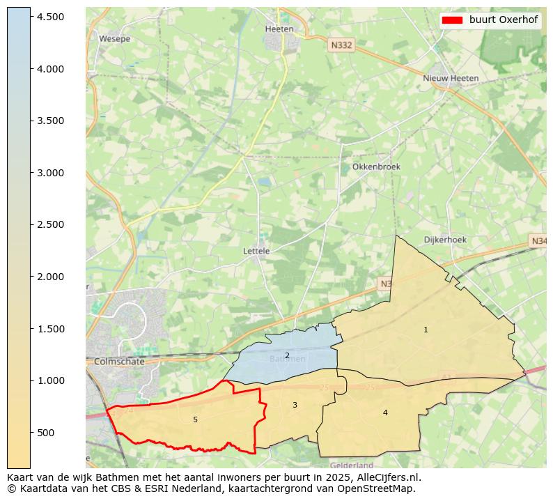 Afbeelding van de buurt Oxerhof op de kaart.
