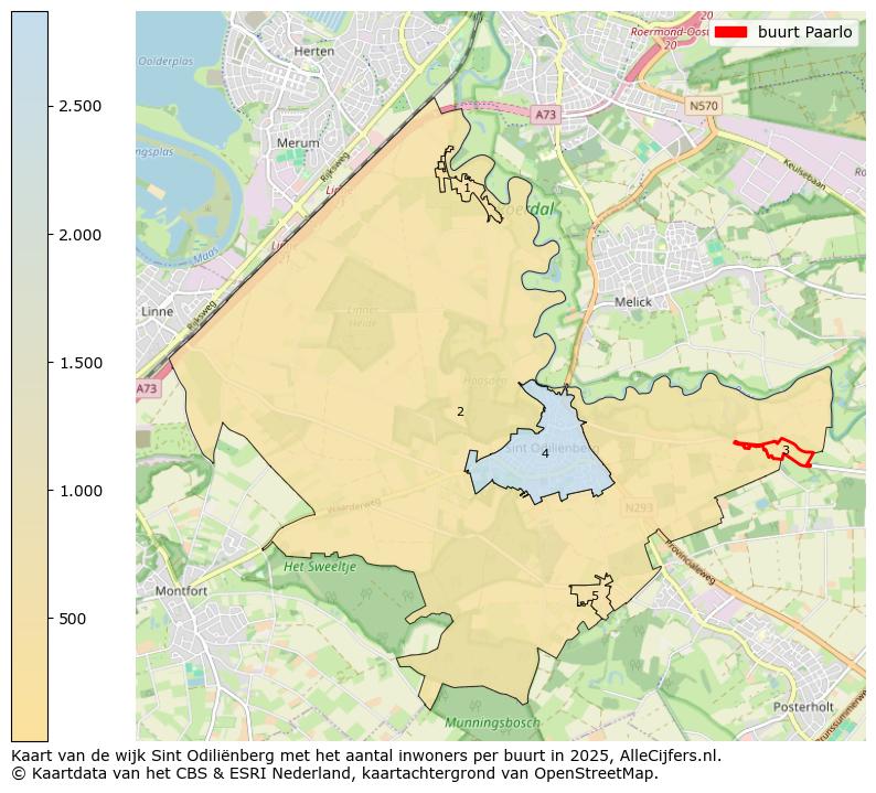 Afbeelding van de buurt Paarlo op de kaart.