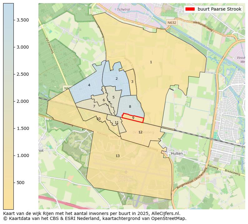 Afbeelding van de buurt Paarse Strook op de kaart.