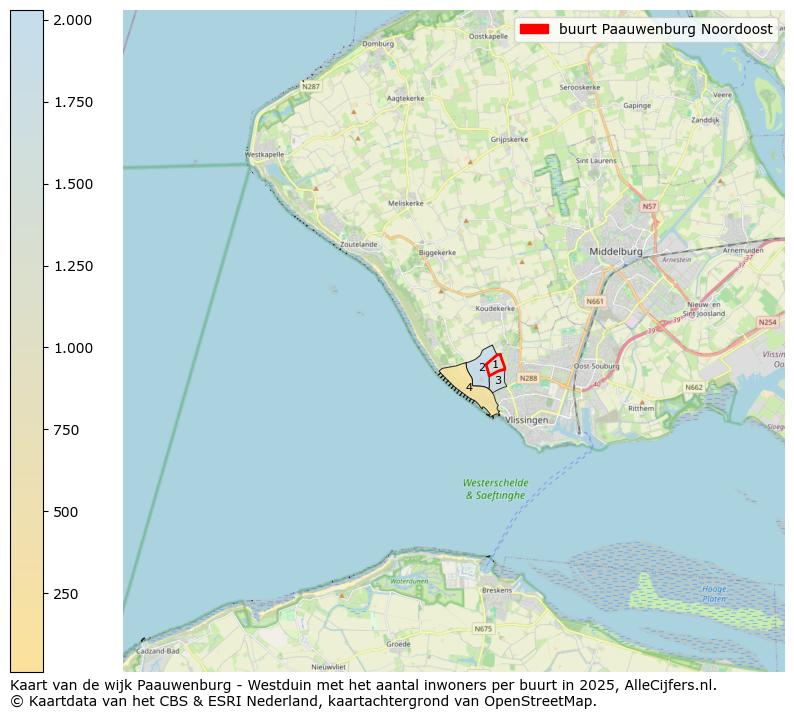 Afbeelding van de buurt Paauwenburg Noordoost op de kaart.