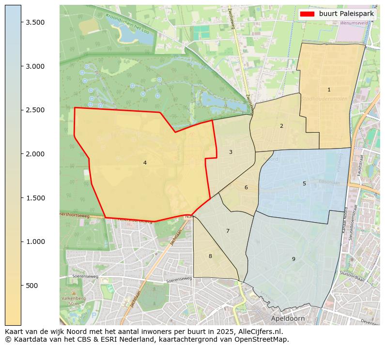 Afbeelding van de buurt Paleispark op de kaart.