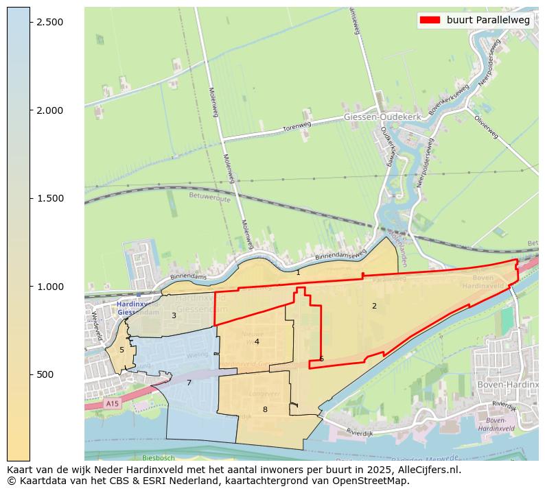 Afbeelding van de buurt Parallelweg op de kaart.