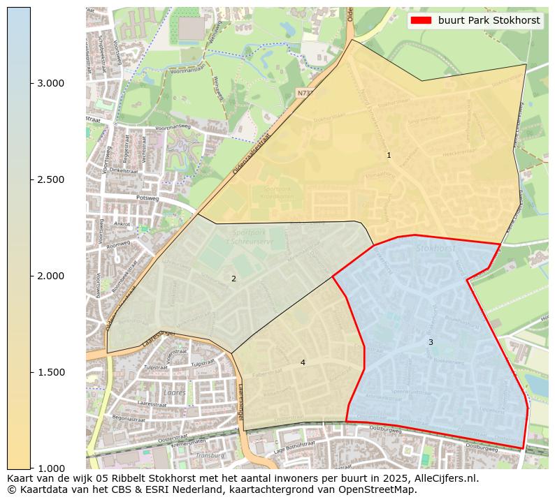 Afbeelding van de buurt Park Stokhorst op de kaart.