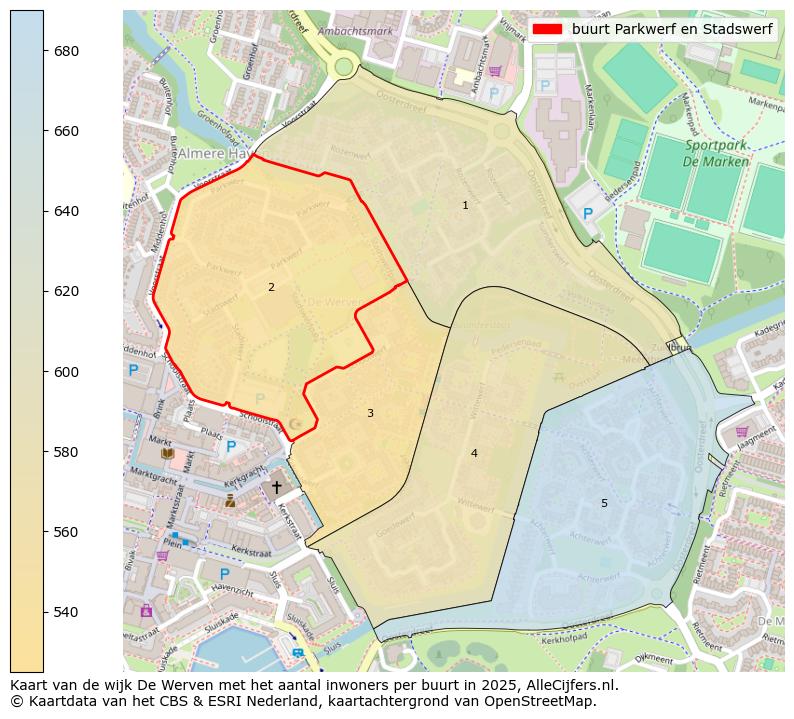 Afbeelding van de buurt Parkwerf en Stadswerf op de kaart.