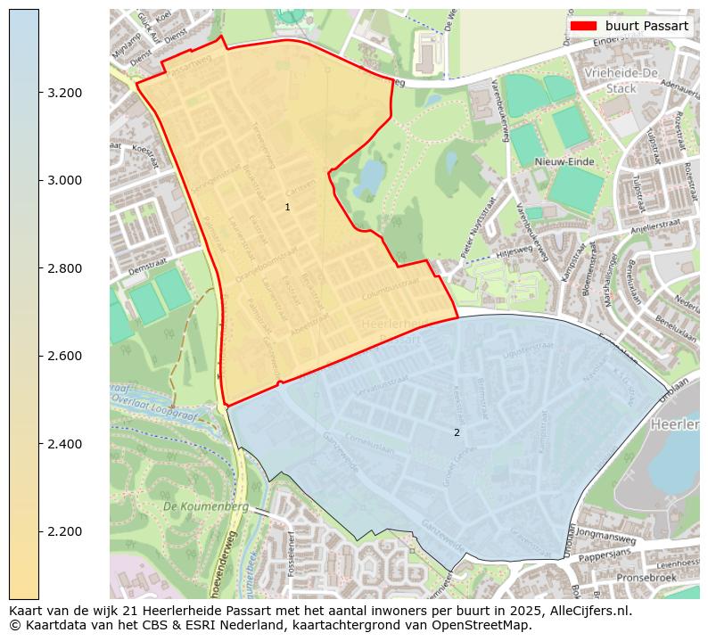 Afbeelding van de buurt Passart op de kaart.