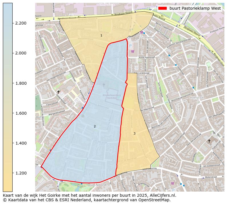 Afbeelding van de buurt Pastorieklamp West op de kaart.