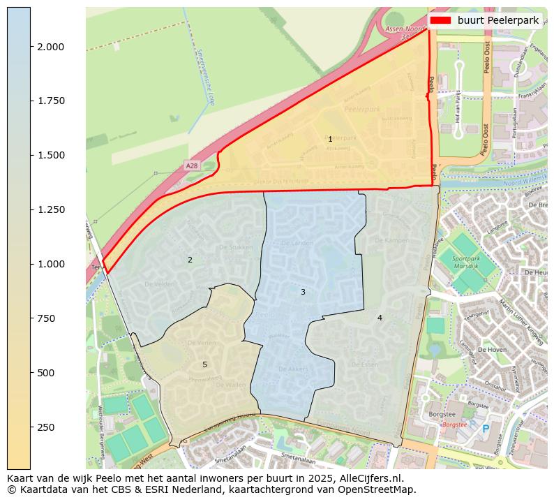 Afbeelding van de buurt Peelerpark op de kaart.