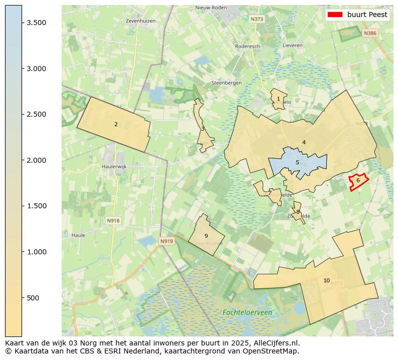 Afbeelding van de buurt Peest op de kaart.