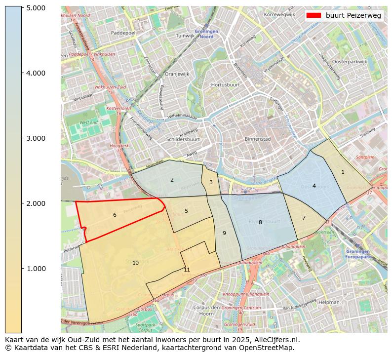 Afbeelding van de buurt Peizerweg op de kaart.
