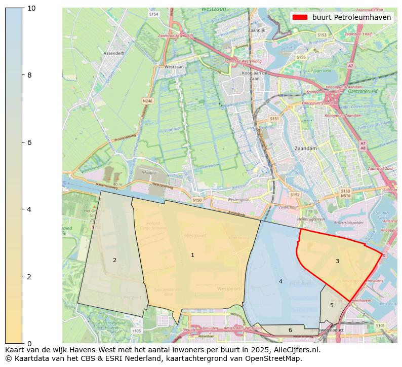 Afbeelding van de buurt Petroleumhaven op de kaart.