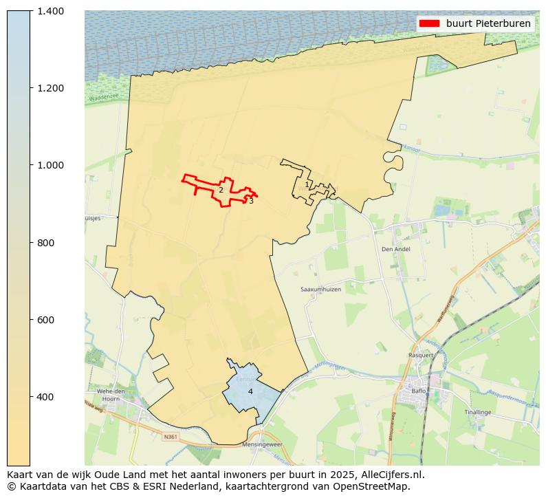 Afbeelding van de buurt Pieterburen op de kaart.