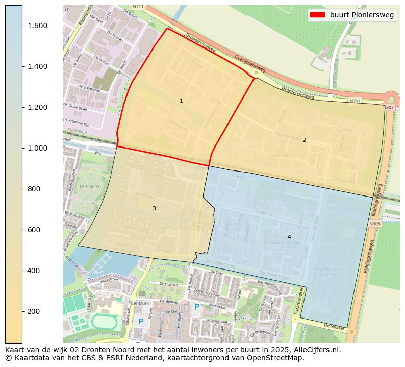 Afbeelding van de buurt Pioniersweg op de kaart.