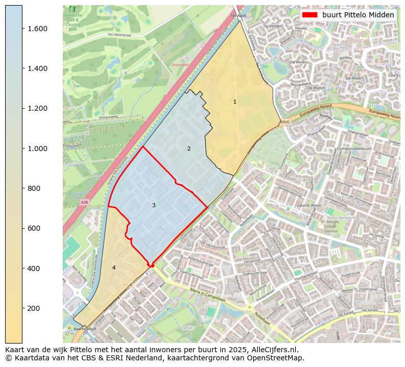 Afbeelding van de buurt Pittelo Midden op de kaart.