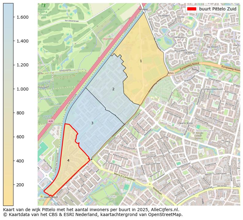 Afbeelding van de buurt Pittelo Zuid op de kaart.