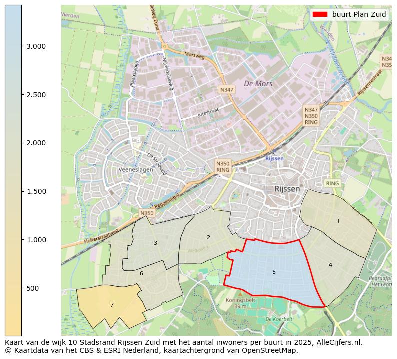 Afbeelding van de buurt Plan Zuid op de kaart.