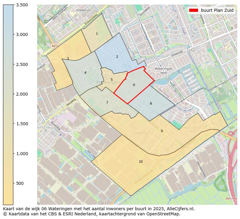 Afbeelding van de buurt Plan Zuid op de kaart.