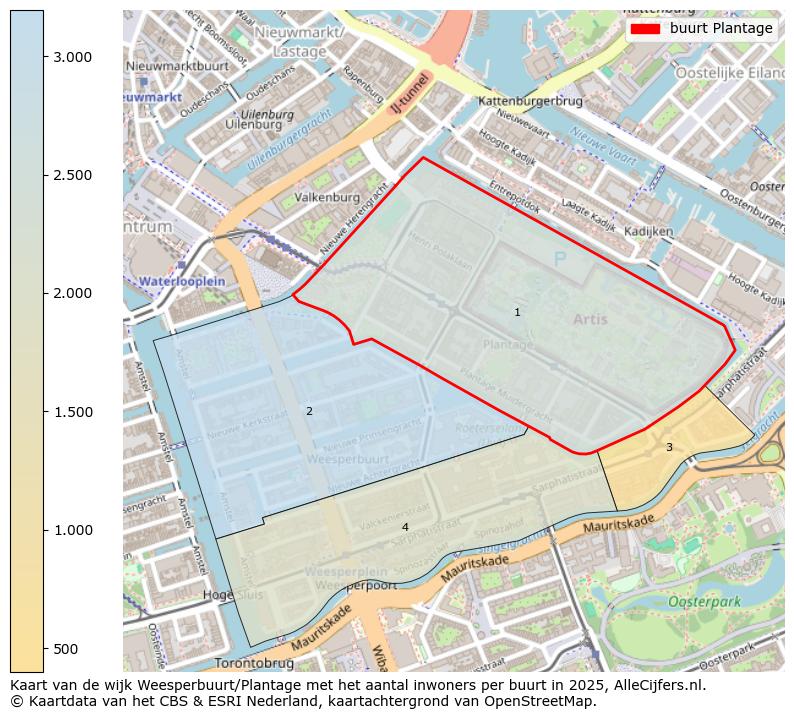 Afbeelding van de buurt Plantage op de kaart.