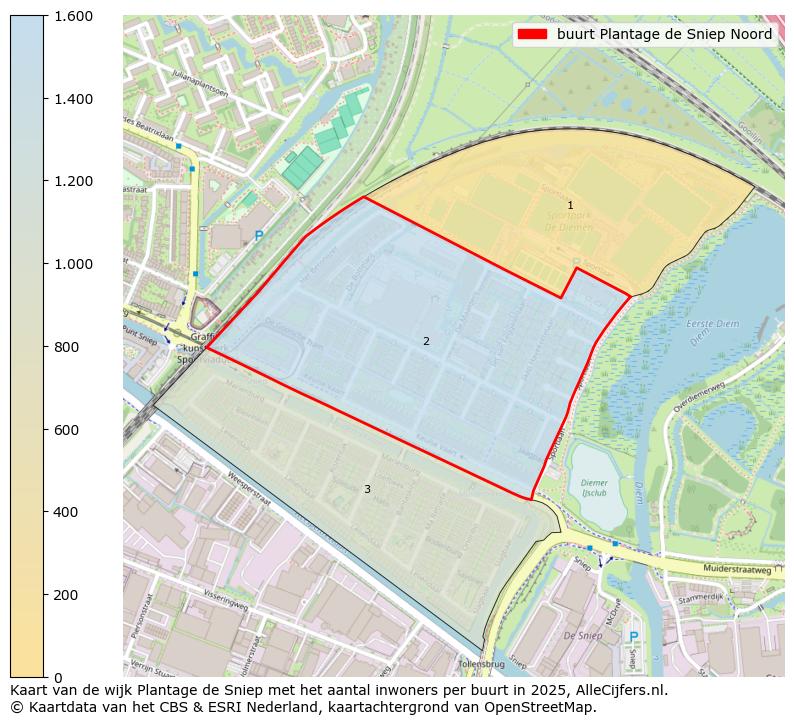 Afbeelding van de buurt Plantage de Sniep Noord op de kaart.