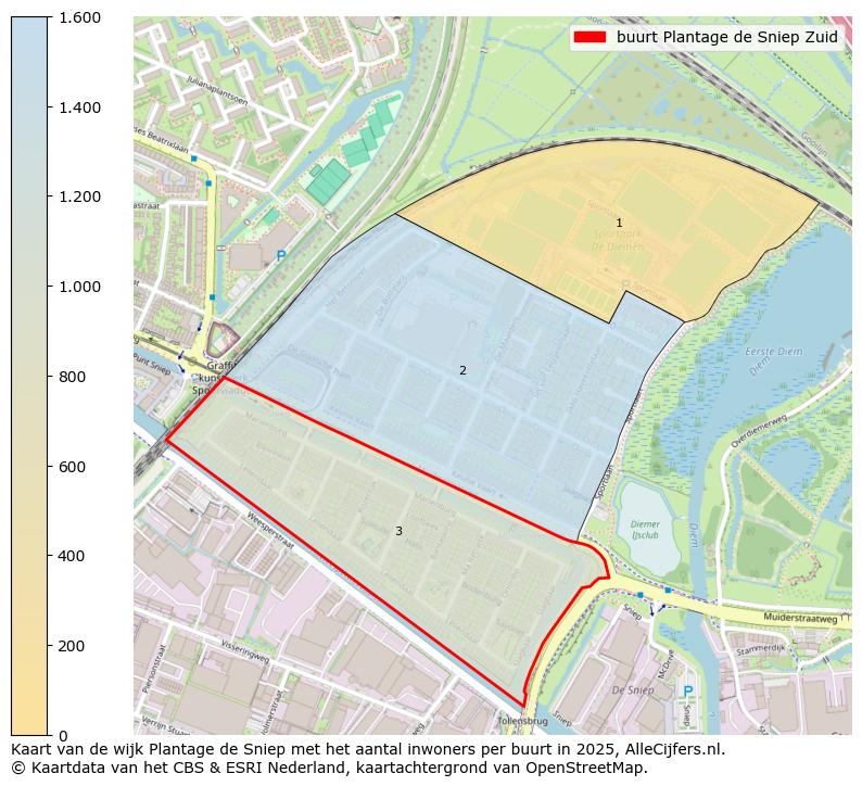 Afbeelding van de buurt Plantage de Sniep Zuid op de kaart.