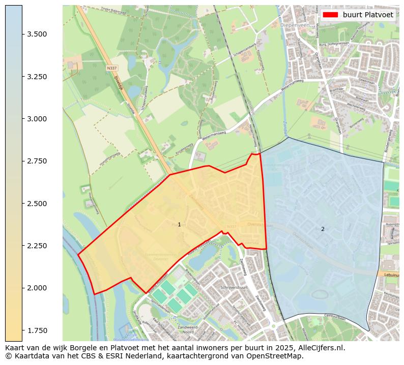 Afbeelding van de buurt Platvoet op de kaart.
