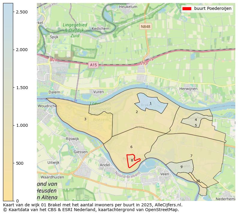 Afbeelding van de buurt Poederoijen op de kaart.
