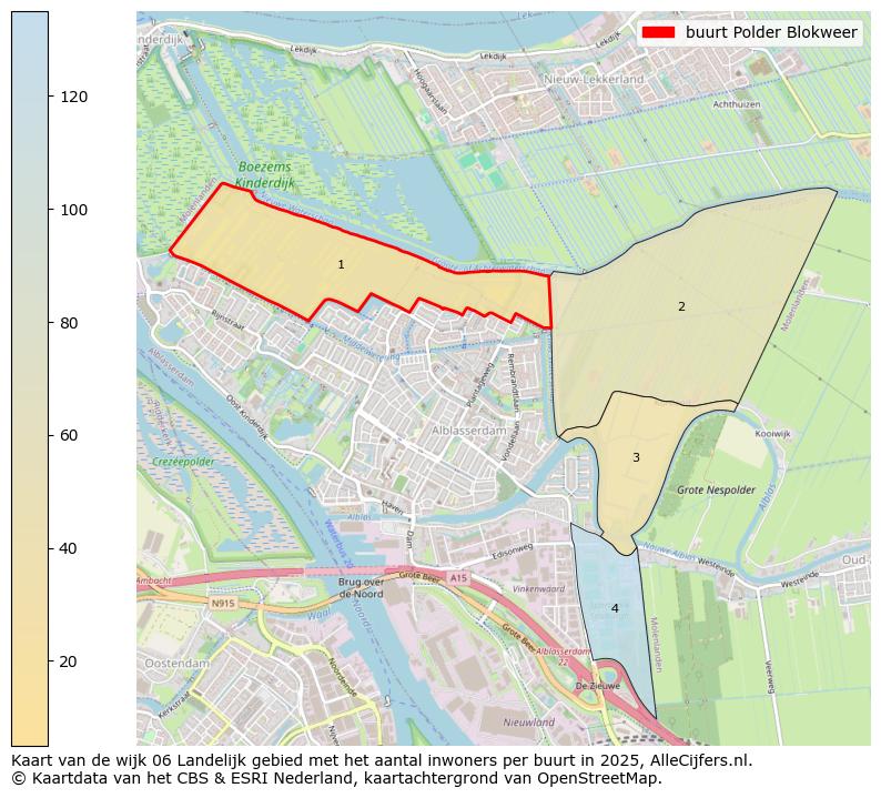 Afbeelding van de buurt Polder Blokweer op de kaart.