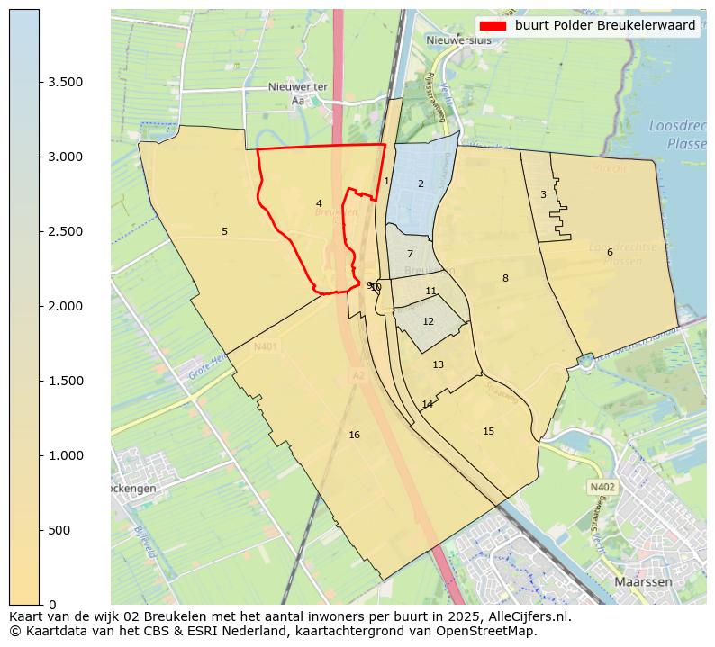 Afbeelding van de buurt Polder Breukelerwaard op de kaart.