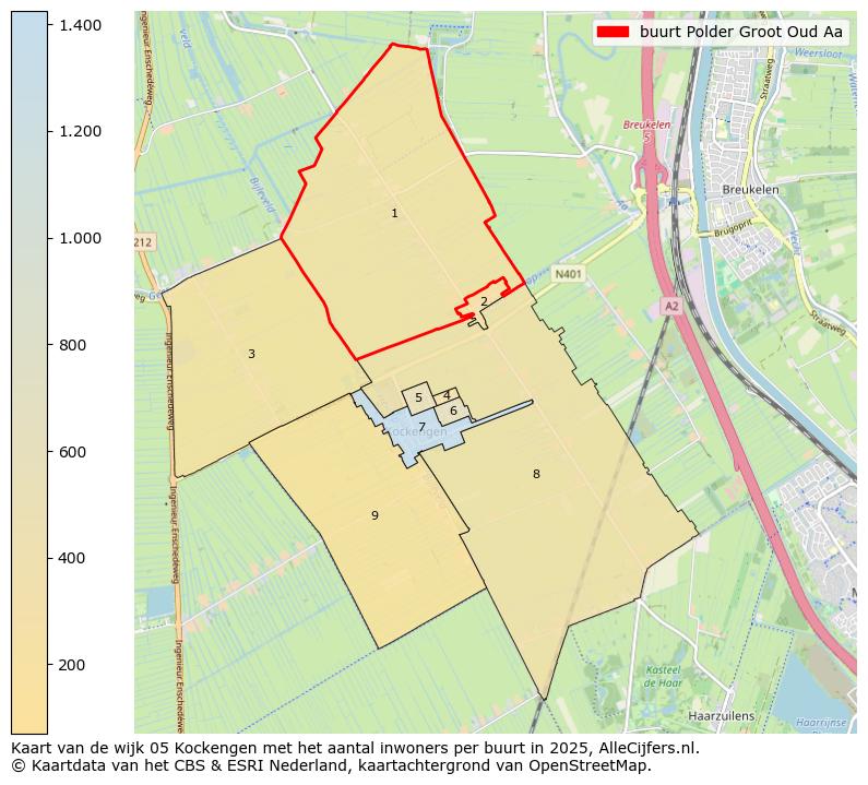 Afbeelding van de buurt Polder Groot Oud Aa op de kaart.