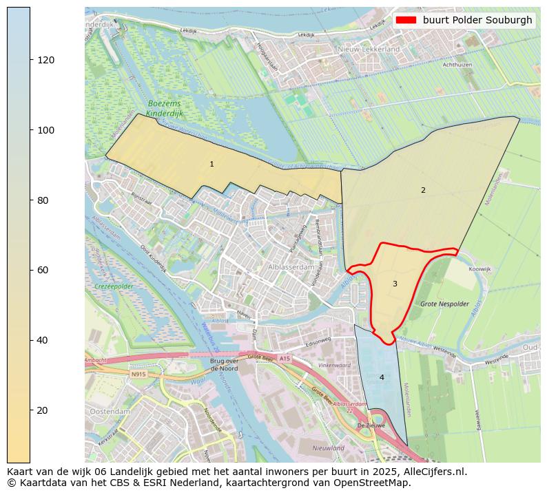 Afbeelding van de buurt Polder Souburgh op de kaart.