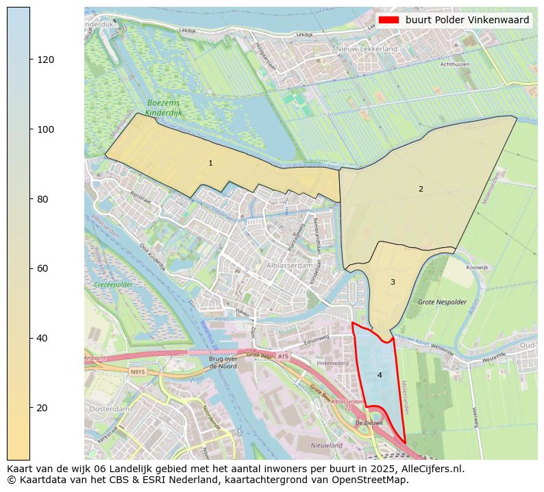 Afbeelding van de buurt Polder Vinkenwaard op de kaart.