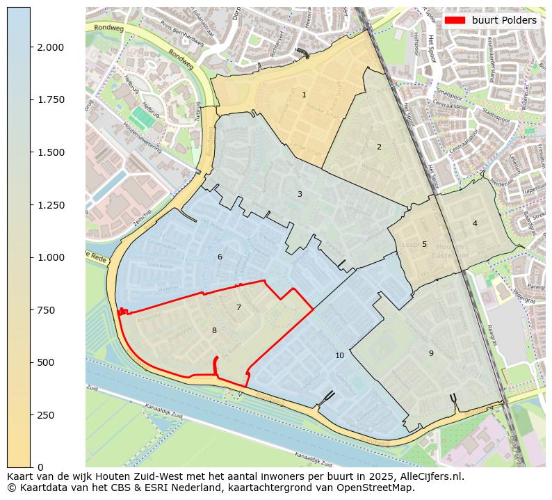 Afbeelding van de buurt Polders op de kaart.