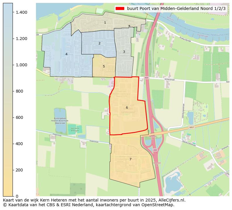 Afbeelding van de buurt Poort van Midden-Gelderland Noord 1/2/3 op de kaart.
