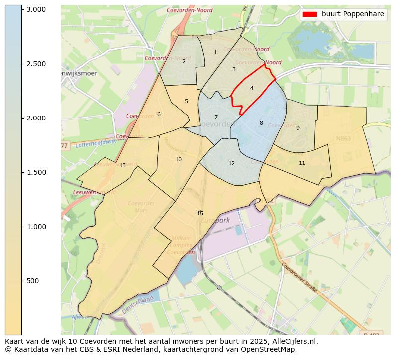 Afbeelding van de buurt Poppenhare op de kaart.