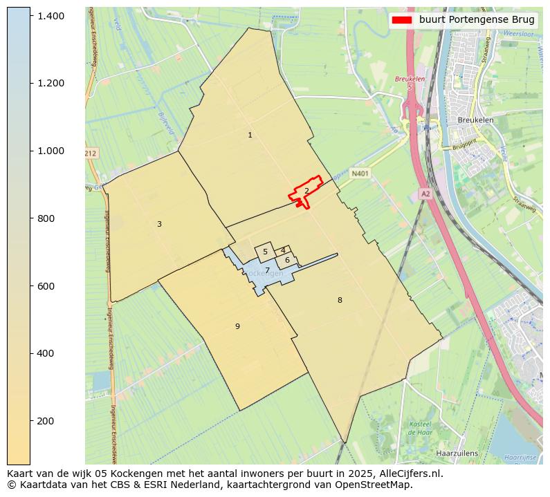 Afbeelding van de buurt Portengense Brug op de kaart.