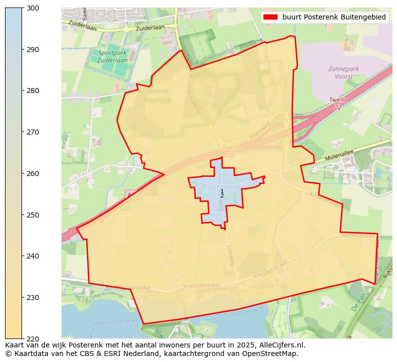 Afbeelding van de buurt Posterenk Buitengebied op de kaart.