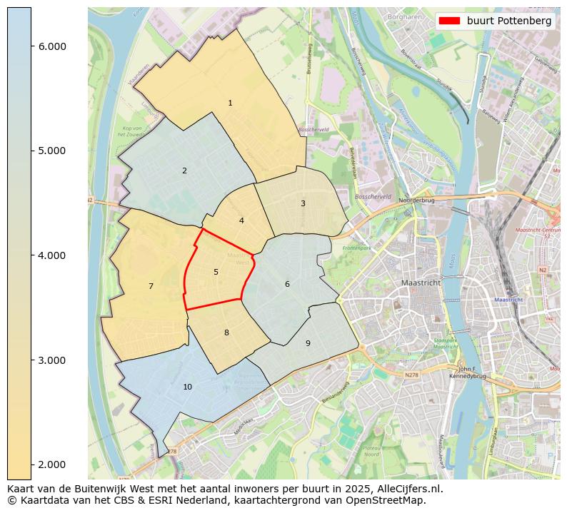 Afbeelding van de buurt Pottenberg op de kaart.
