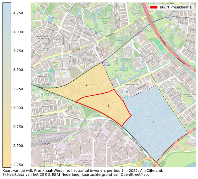 Afbeelding van de buurt Presikhaaf II op de kaart.