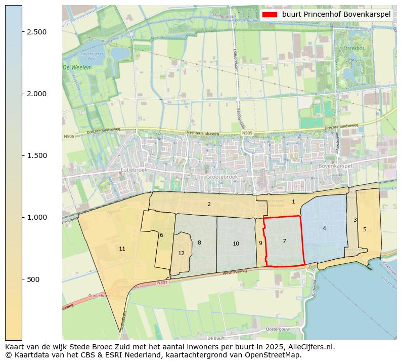 Afbeelding van de buurt Princenhof Bovenkarspel op de kaart.