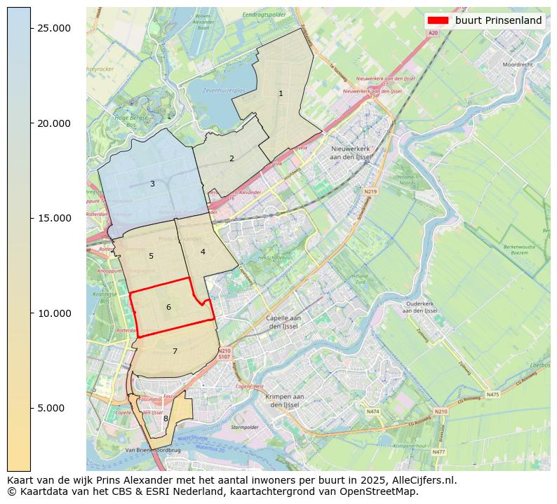 Afbeelding van de buurt Prinsenland op de kaart.