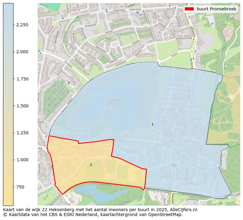 Afbeelding van de buurt Pronsebroek op de kaart.