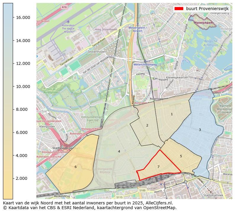 Afbeelding van de buurt Provenierswijk op de kaart.
