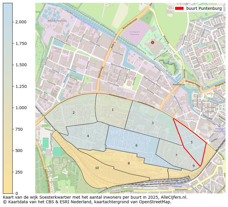 Afbeelding van de buurt Puntenburg op de kaart.